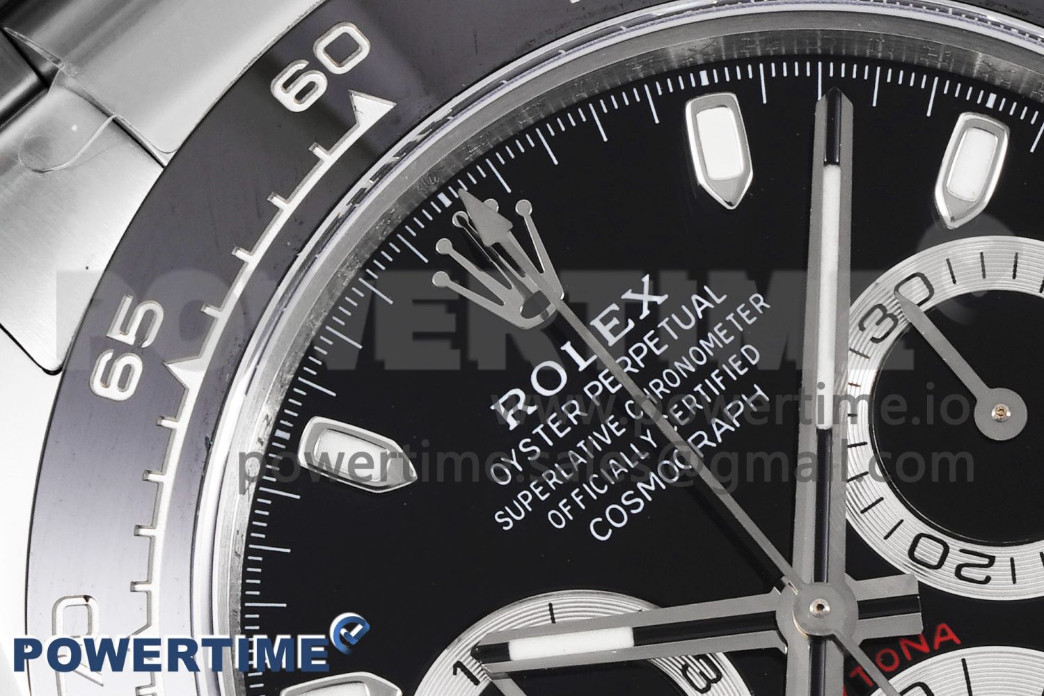 Daytona 116500 KING 1:1 Best Edition Black Dial on SS Bracelet SA4130 - Image 4
