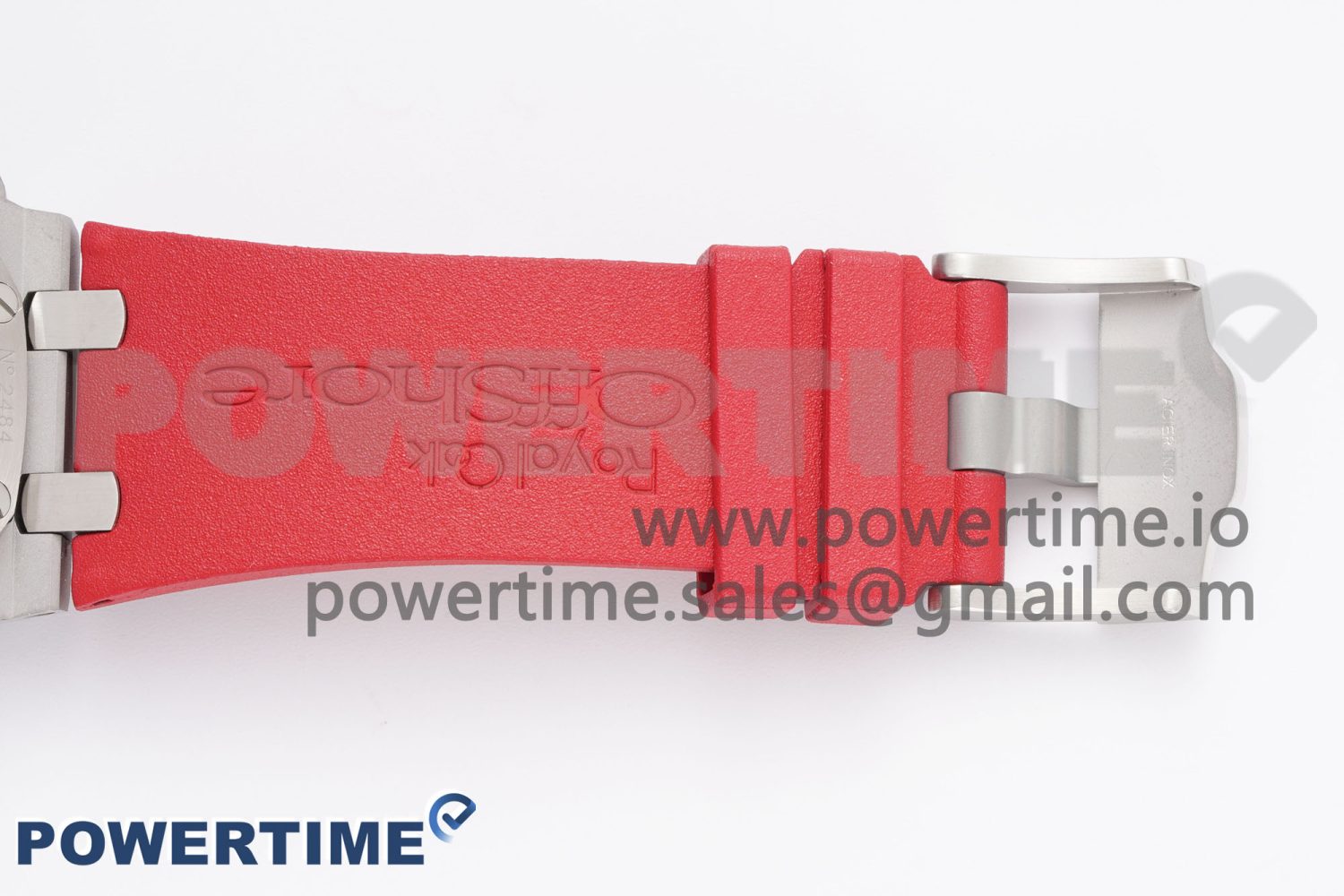 Royal Oak Offshore 44mm Blue Ceramic Bezel APF 1:1 Best Edition Blue/Red Dial on Blue/Red Rubber Strap A3126 V2 - Image 12