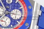 Royal Oak Offshore 44mm Blue Ceramic Bezel APF 1:1 Best Edition Blue/Red Dial on Blue/Red Rubber Strap A3126 V2 - Image 5