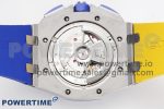 Royal Oak Offshore 44mm Blue Ceramic Bezel APF 1:1 Best Edition Blue/Yellow Dial on Blue/Yellow Rubber Strap A3126 V2 - Image 9
