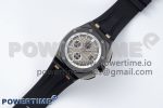 Royal Oak Offshore 44mm Black Ceramic Case APF 1:1 Best Edition Gray/White Dial on Black Rubber Strap A3126 - Image 2