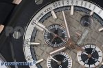 Royal Oak Offshore 44mm Black Ceramic Case APF 1:1 Best Edition Gray/White Dial on Black Rubber Strap A3126 - Image 4