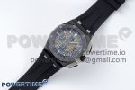 Royal Oak Offshore 44mm Black Ceramic Case APF 1:1 Best Edition Gray/Blue Dial on Black Rubber Strap A3126 - Image 2