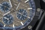 Royal Oak Offshore 44mm Black Ceramic Case APF 1:1 Best Edition Gray/Blue Dial on Black Rubber Strap A3126 - Image 5