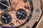 Royal Oak Offshore 42mm RG APF 1:1 Best Edition RG Dial on Black Leather Strap A3126 - Image 5