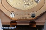 Royal Oak Offshore 42mm RG APF 1:1 Best Edition Black Dial on Brown Leather Strap A3126 - Image 11