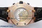 Royal Oak Offshore 42mm RG APF 1:1 Best Edition RG Dial on Black Leather Strap A3126 - Image 9