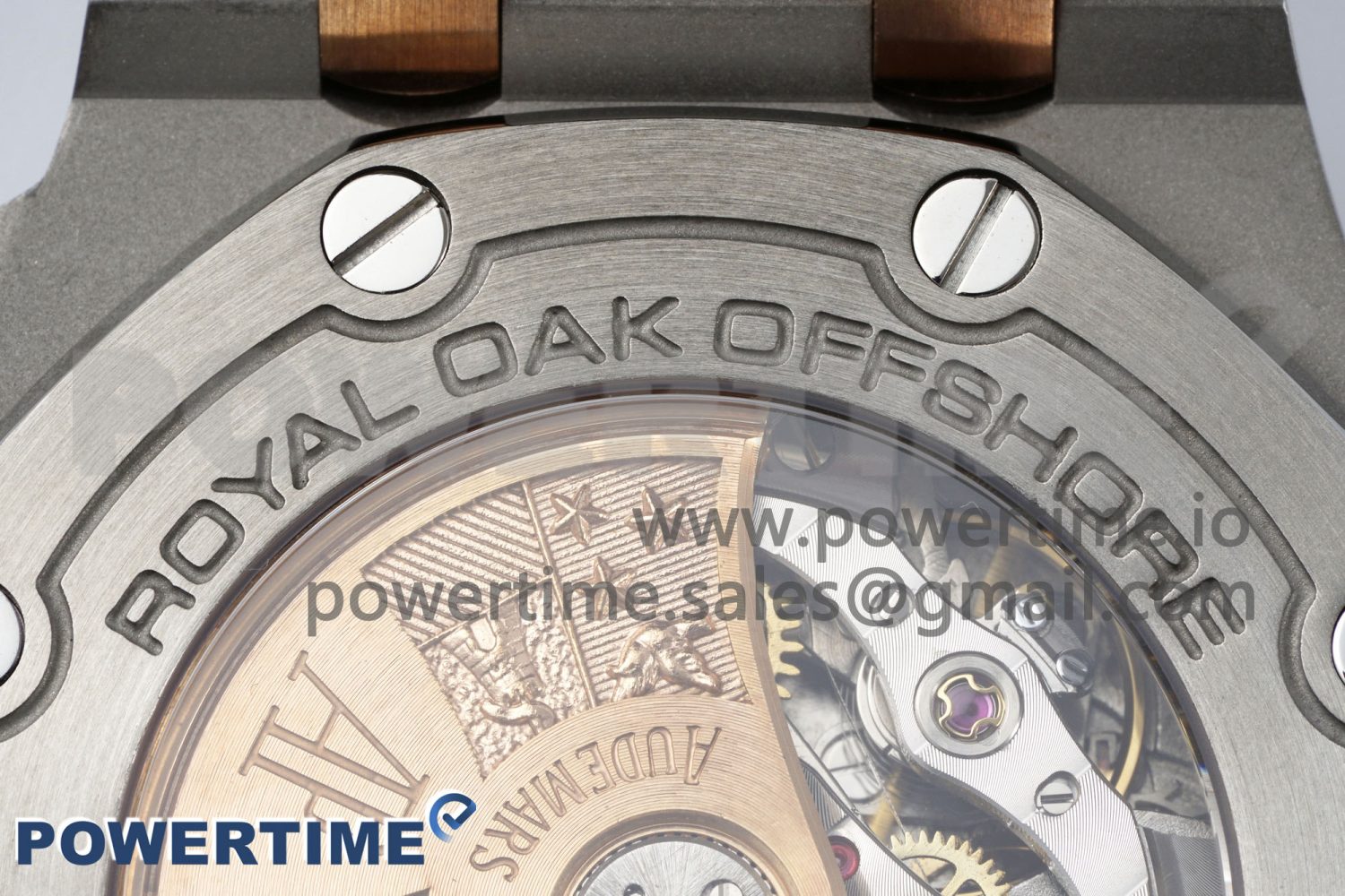 Royal Oak Offshore 42mm SS APF 1:1 Best Edition RG Bezel Blue Dial on Black Leather Strap A3126 - Image 10