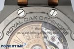 Royal Oak Offshore 42mm SS APF 1:1 Best Edition RG Bezel Blue Dial on Black Leather Strap A3126 - Image 10