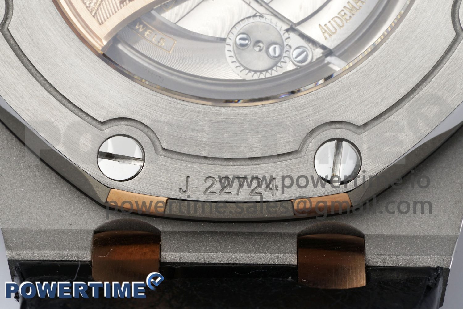 Royal Oak Offshore 42mm SS APF 1:1 Best Edition RG Bezel Blue Dial on Black Leather Strap A3126 - Image 11