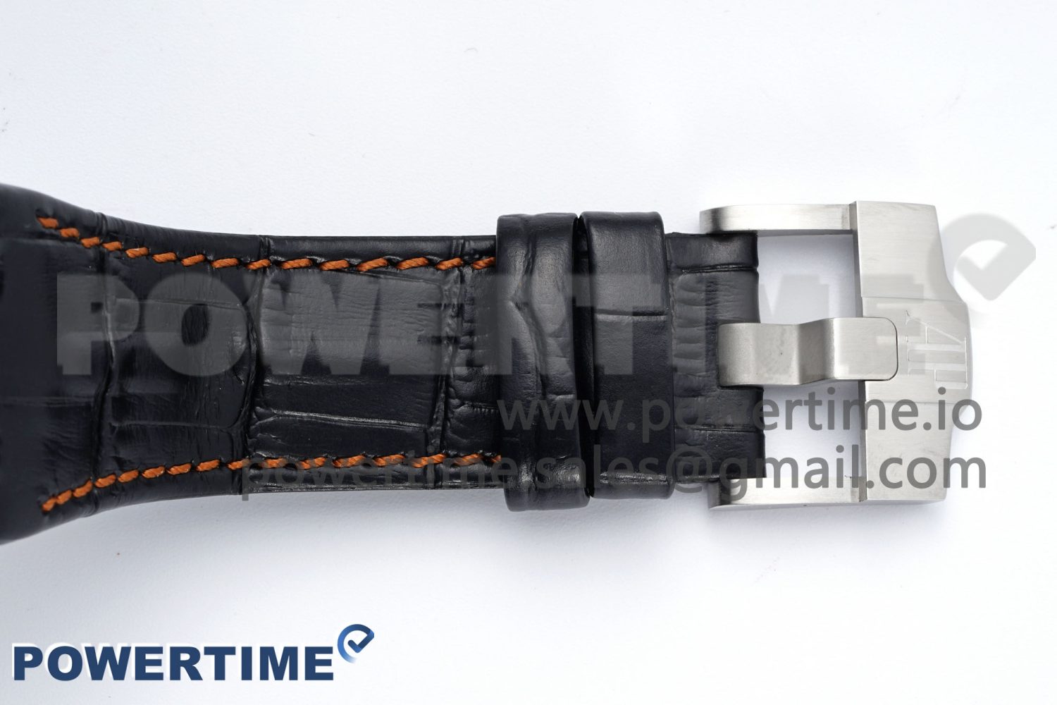 Royal Oak Offshore 42mm SS APF 1:1 Best Edition RG Bezel Blue Dial on Black Leather Strap A3126 - Image 12