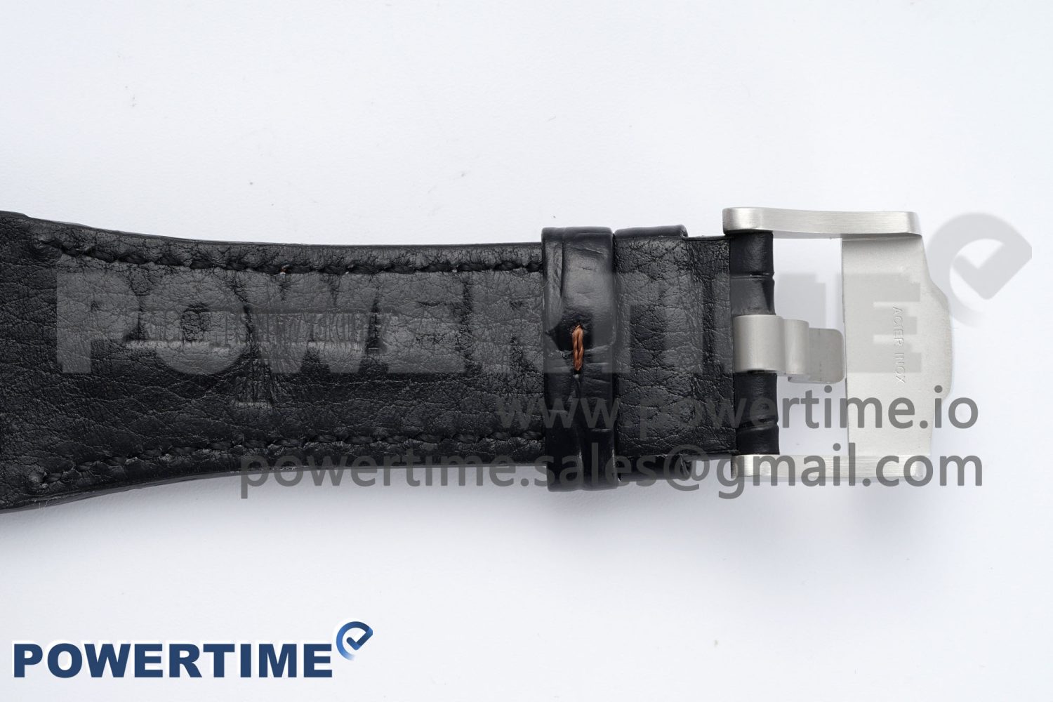 Royal Oak Offshore 42mm SS APF 1:1 Best Edition RG Bezel Blue Dial on Black Leather Strap A3126 - Image 14