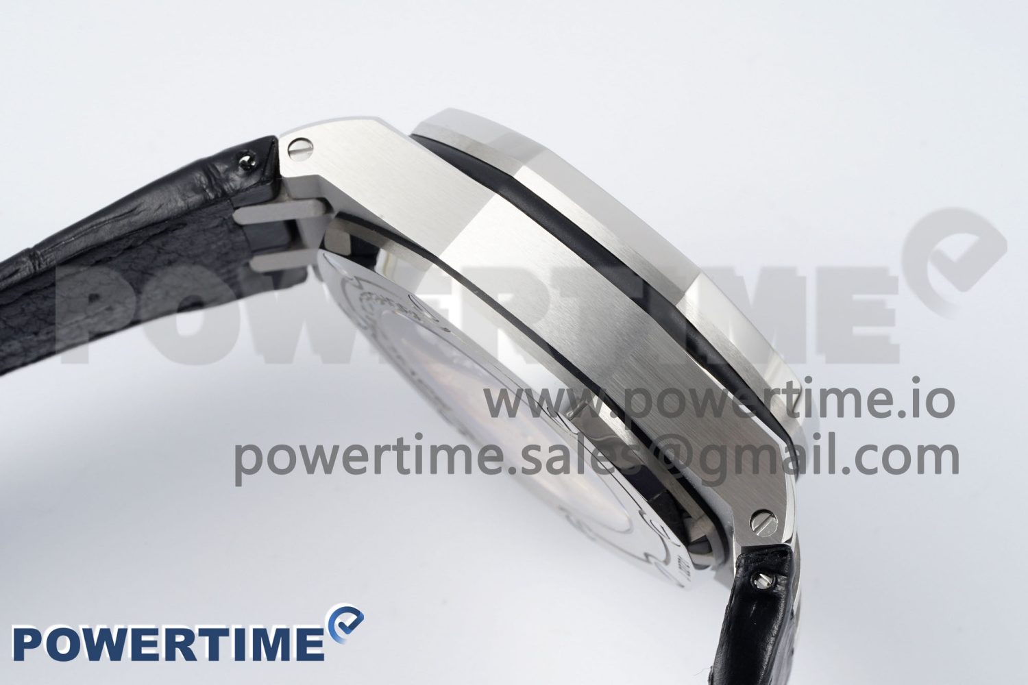 Royal Oak Offshore 42mm SS APF 1:1 Best Edition Gray Dial on Black Leather Strap A3126 - Image 7