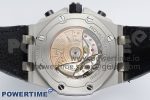 Royal Oak Offshore 42mm SS APF 1:1 Best Edition Gray Dial on Black Leather Strap A3126 - Image 8