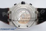 Royal Oak Offshore 42mm SS APF 1:1 Best Edition Cream Dial on Brown Leather Strap A3126 - Image 9
