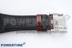 Royal Oak Offshore 42mm SS APF 1:1 Best Edition Cream Dial on Brown Leather Strap A3126 - Image 13