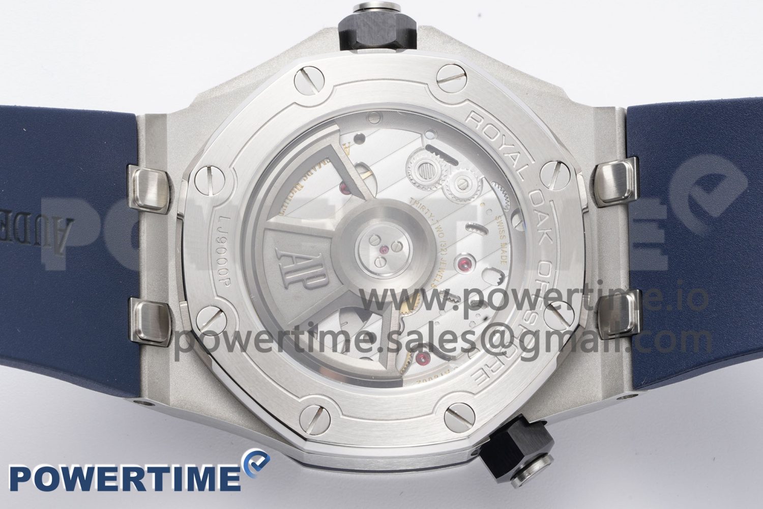 Royal Oak Offshore Diver 15720 SS APF 1:1 Best Edition Blue Dial on Blue Rubber Strap A4308 - Image 8