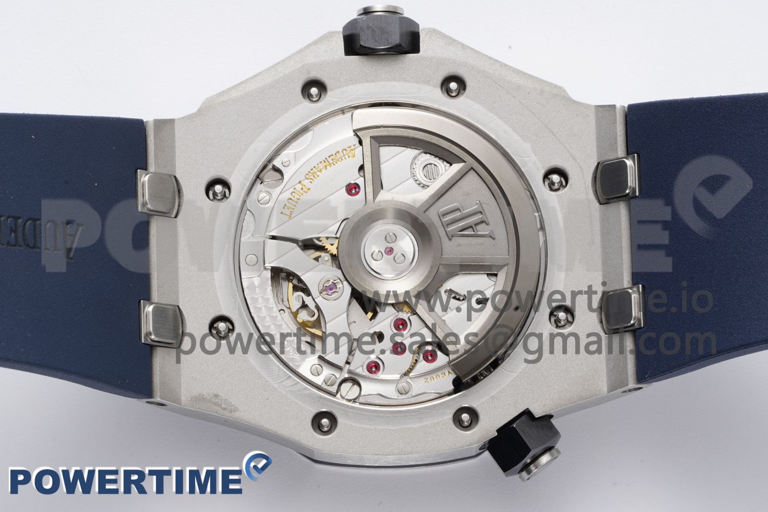 Royal Oak Offshore Diver 15720 SS APF 1:1 Best Edition Blue Dial on Blue Rubber Strap A4308 - Image 10