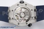 Royal Oak Offshore Diver 15720 SS APF 1:1 Best Edition Blue Dial on Blue Rubber Strap A4308 - Image 10