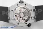 Royal Oak Offshore Diver 15720 Black Ceramic Bezel SS APF 1:1 Best Edition Black Dial on Black Rubber Strap A4308 - Image 10