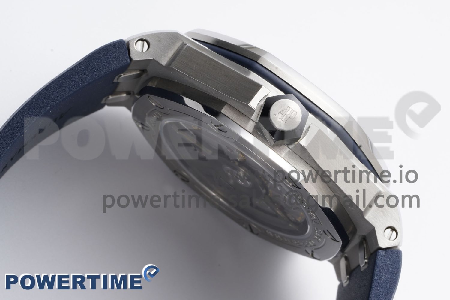 Royal Oak Offshore Diver 15720 SS APF 1:1 Best Edition Blue Dial on Blue Rubber Strap A4308 - Image 6