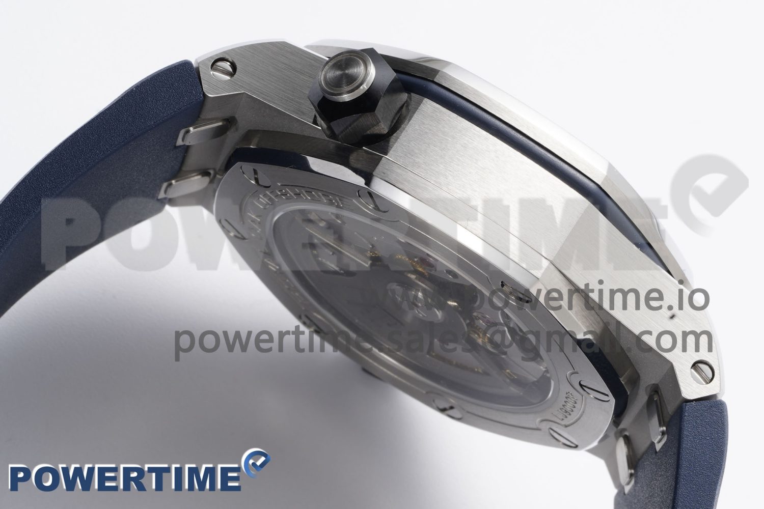 Royal Oak Offshore Diver 15720 SS APF 1:1 Best Edition Blue Dial on Blue Rubber Strap A4308 - Image 7