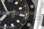 Royal Oak Offshore Diver 15720 Black Ceramic Bezel SS APF 1:1 Best Edition Black Dial on Black Rubber Strap A4308 - Image 5