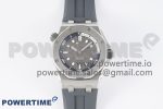Royal Oak Offshore Diver 15720 SS APF 1:1 Best Edition Gray Dial on Gray Rubber Strap A4308