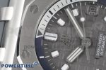 Royal Oak Offshore Diver 15720 SS APF 1:1 Best Edition Gray Dial on Gray Rubber Strap A4308 - Image 4