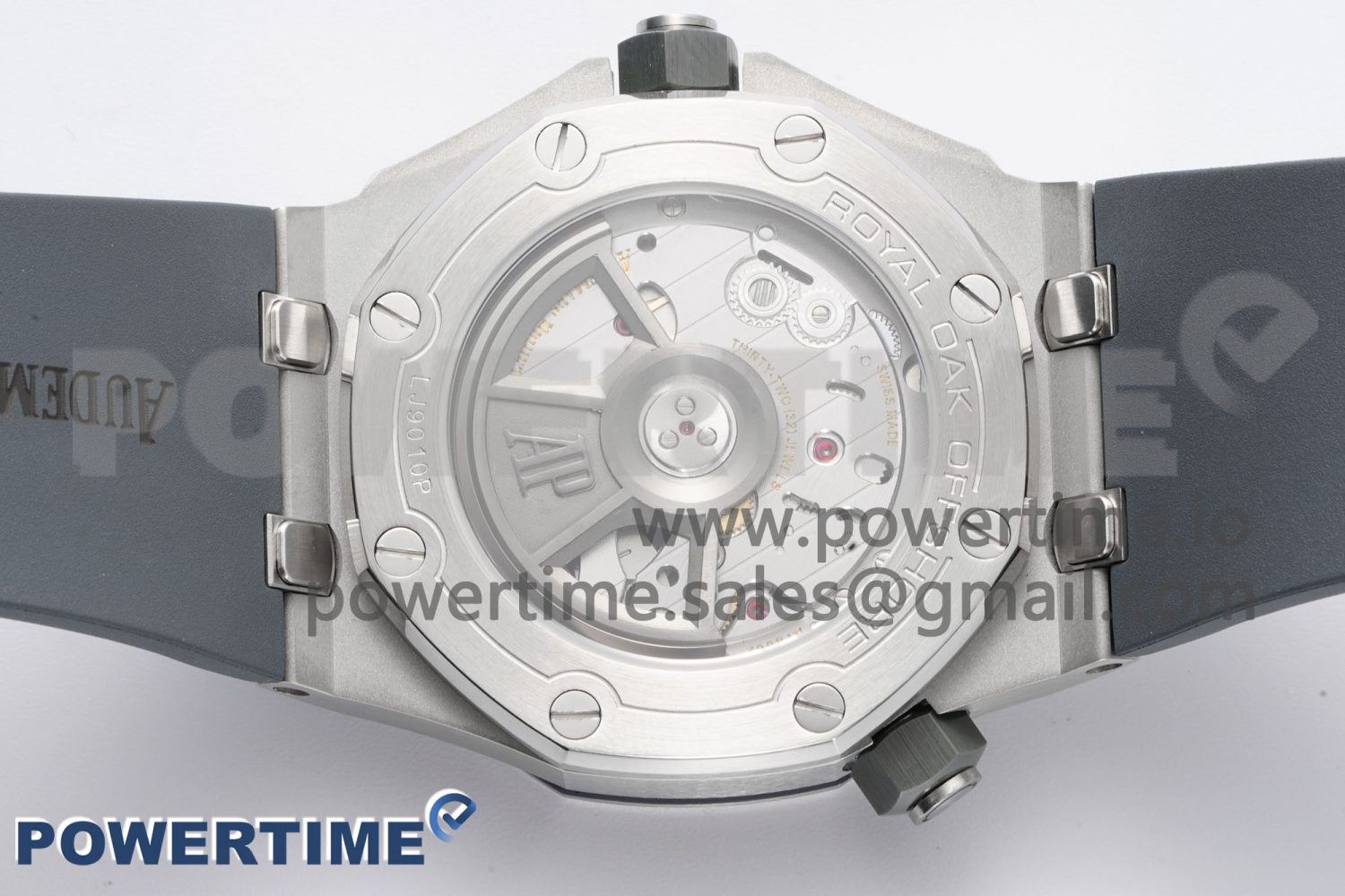 Royal Oak Offshore Diver 15720 SS APF 1:1 Best Edition Gray Dial on Gray Rubber Strap A4308 - Image 8