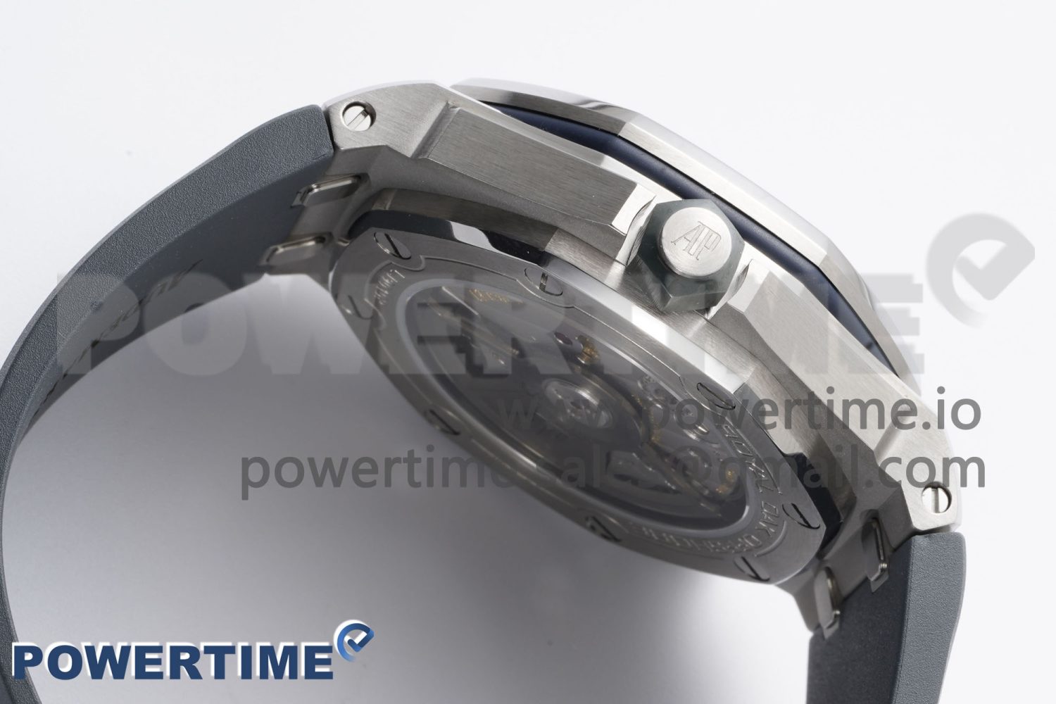 Royal Oak Offshore Diver 15720 SS APF 1:1 Best Edition Gray Dial on Gray Rubber Strap A4308 - Image 6