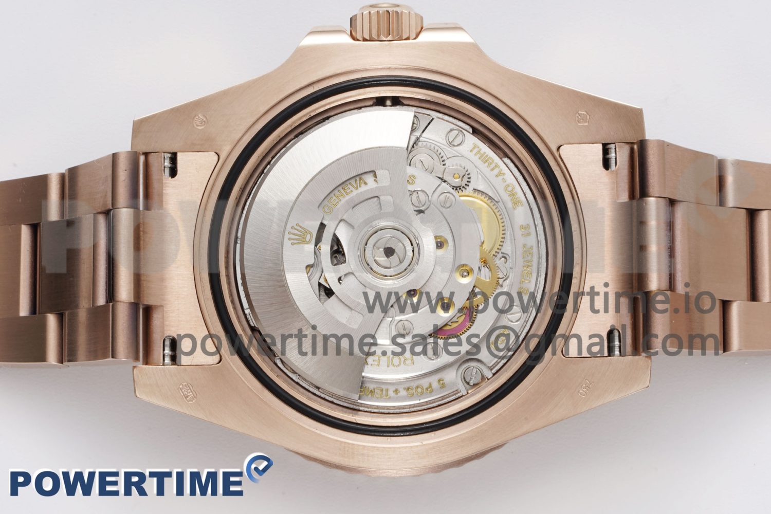 GMT Master II 126715 CHNR 904L SS APF 1:1 Best Edition on RG Bracelet VR3285 CHS - Image 9