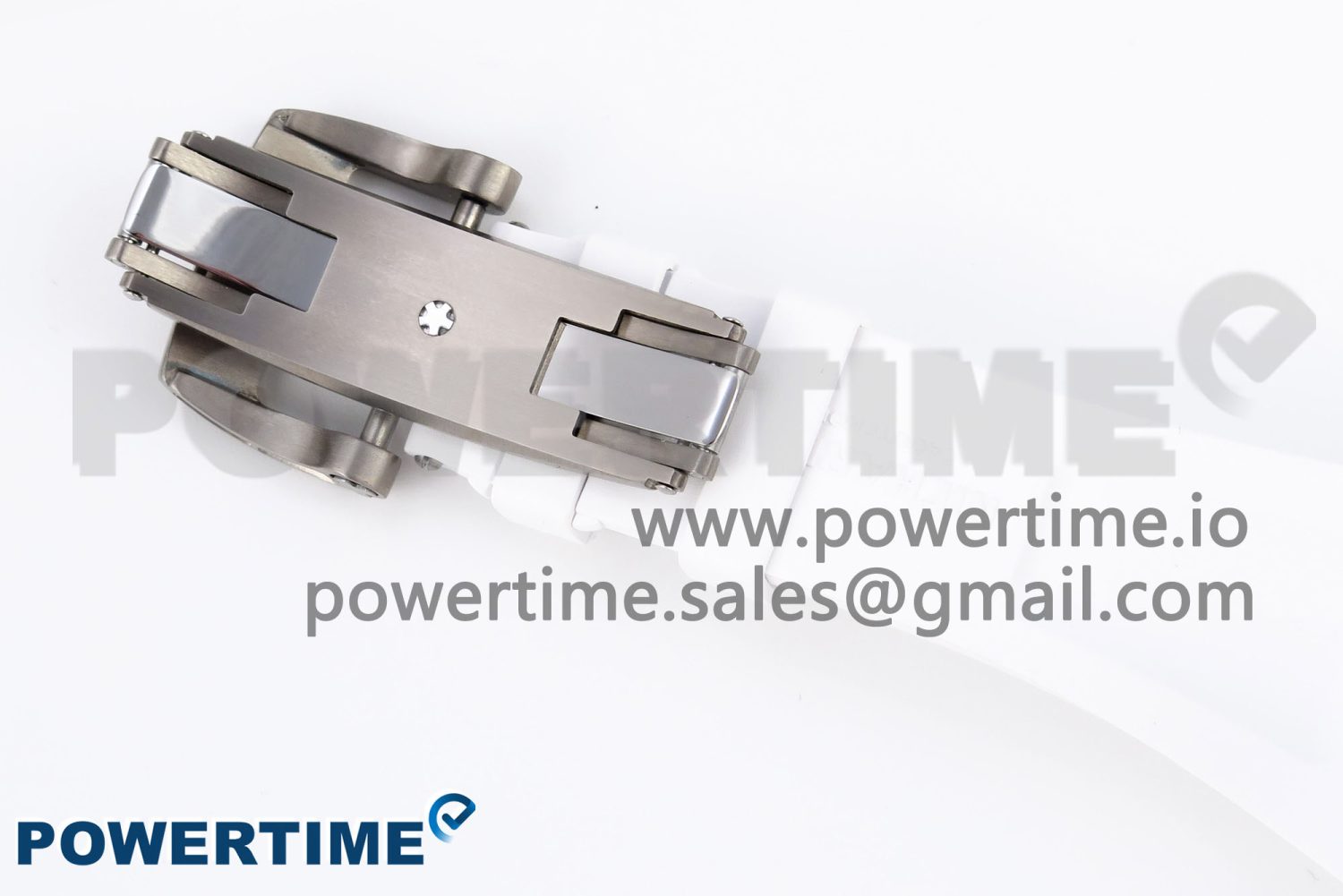 RM035 Transparent SONIC Best Edition Skeleton Blue Dial on White Nylon Strap Clone RMUL2 - Image 11