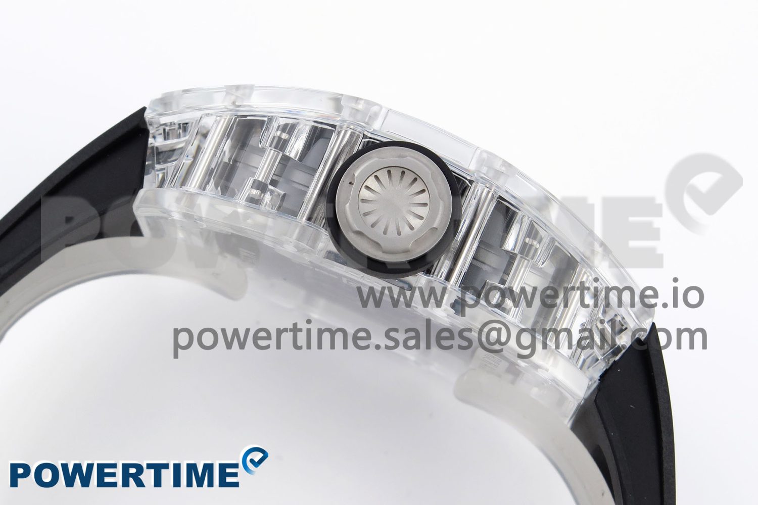 RM035 Transparent SONIC Best Edition Skeleton Dial on Black Nylon Strap Clone RMUL2 - Image 6