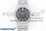 Royal Oak 41mm Frosted SS APSF 1:1 Best Edition Gray Textured Dial on SS Bracelet SA3120 Super Clone