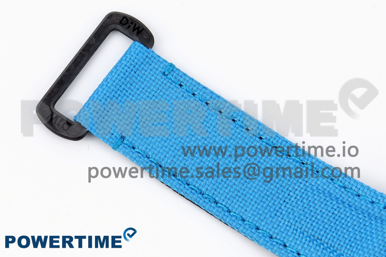 Daytona DIW Carbon Case and Bezel DIWF Edition White/Blue Dial on Blue Nylon Strap A7750 - Image 11
