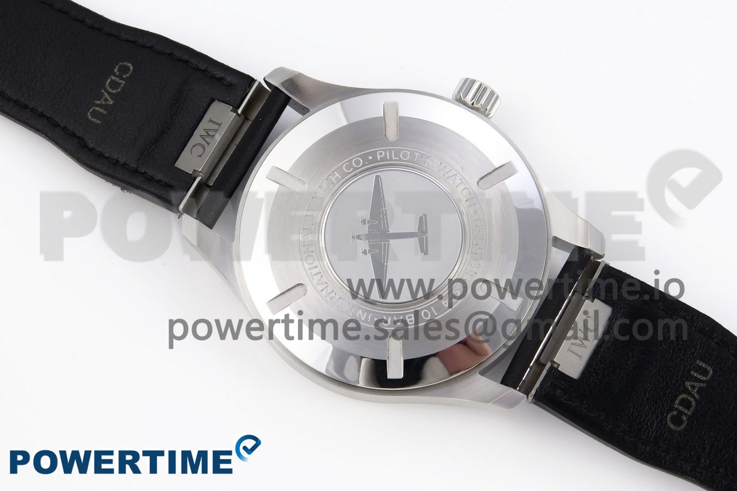 Pilot Mark XX IW328201 ZF 1:1 Best Edition Black Dial on Black Leather Strap A32111 - Image 8