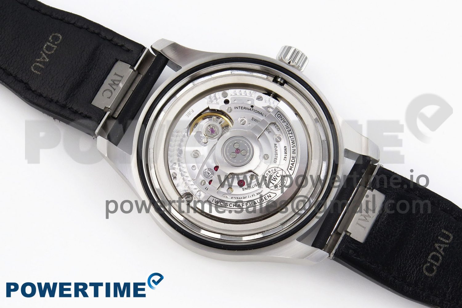 Pilot Mark XX IW328201 ZF 1:1 Best Edition Black Dial on Black Leather Strap A32111 - Image 9