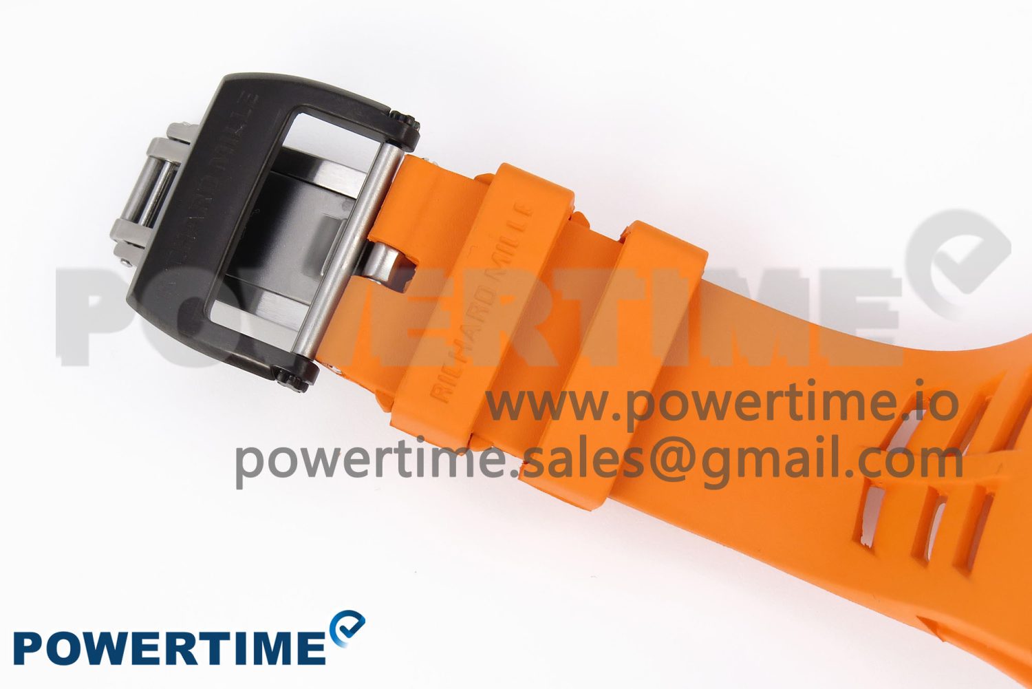 RM21-02 Tourbillon NTPT RMF Best Edition Skeleton Dial on Orange Rubber Strap - Image 10