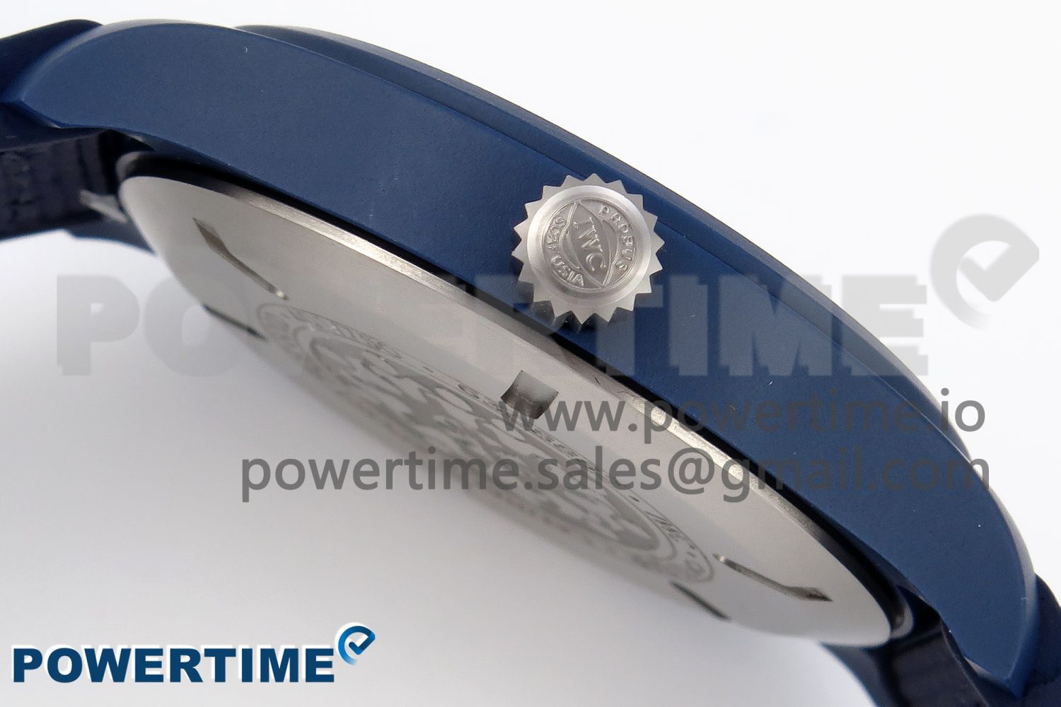 Pilot’s Watch Laureus Blue Ceramic IW328101 ZF 1:1 Best Edition on Blue Nylon Strap A32111 - Image 6