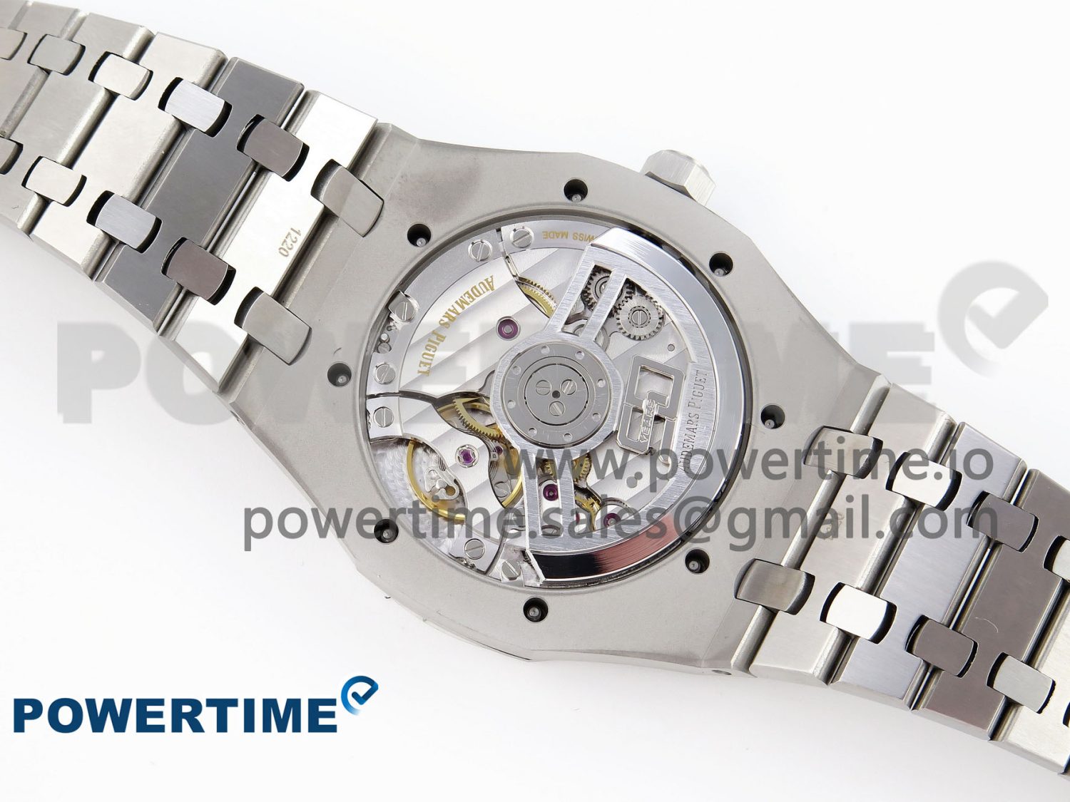 Royal Oak 41mm 15510 "50th Anniversary" SS APSF 1:1 Best Edition White Dial on SS Bracelet SA4302 Super Clone - Image 9