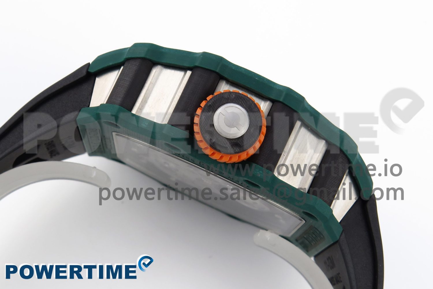 RM21-02 Tourbillon NTPT RMF Best Edition Skeleton Dial on Black Rubber Strap - Image 8