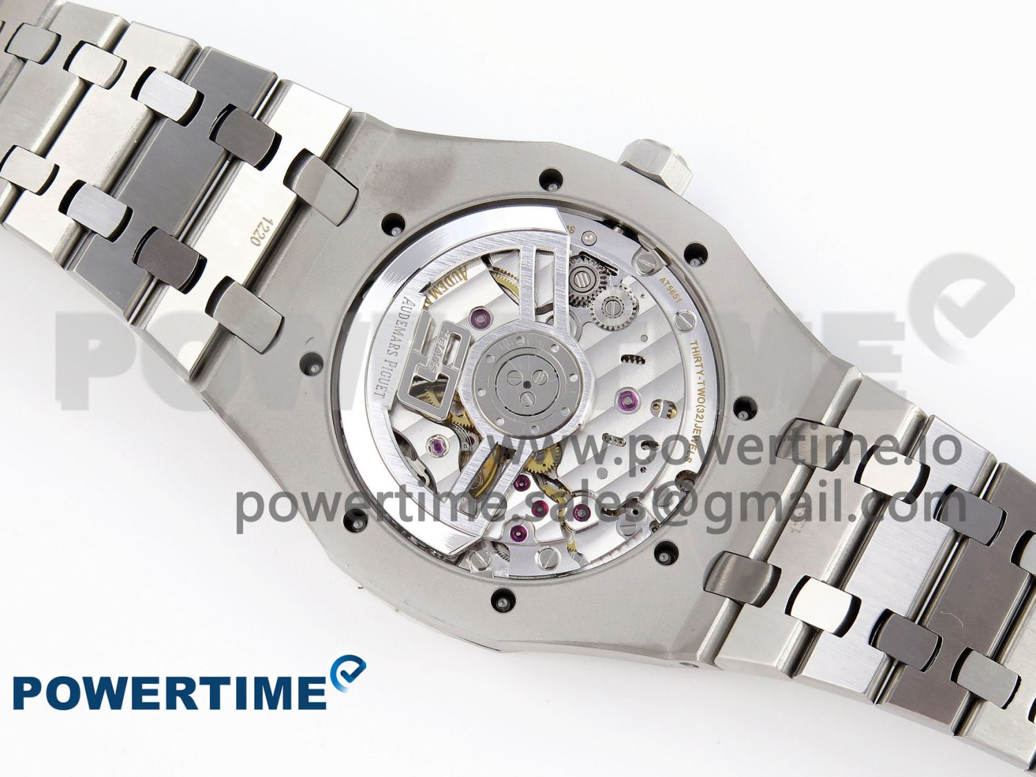 Royal Oak 41mm 15510 "50th Anniversary" SS APSF 1:1 Best Edition White Dial on SS Bracelet SA4302 Super Clone - Image 10