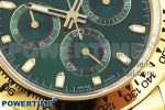 Daytona 116508 KING 1:1 Best Edition Green Dial on YG Bracelet SA4130 - Image 5