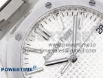 Royal Oak 41mm 15510 "50th Anniversary" SS APSF 1:1 Best Edition White Dial on SS Bracelet SA4302 Super Clone - Image 4