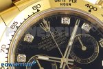 Daytona 116508 KING 1:1 Best Edition Black Diamonds Dial on YG Bracelet SA4130 - Image 4