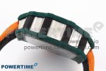 RM21-02 Tourbillon NTPT RMF Best Edition Skeleton Dial on Orange Nylon Strap - Image 9