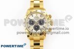 Daytona 116508 KING 1:1 Best Edition YG/Black Dial on YG Bracelet SA4130