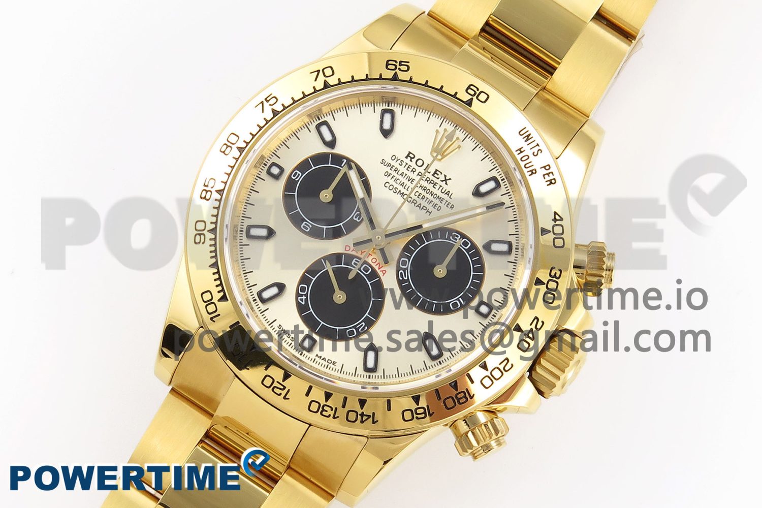 Daytona 116508 KING 1:1 Best Edition YG/Black Dial on YG Bracelet SA4130 - Image 2