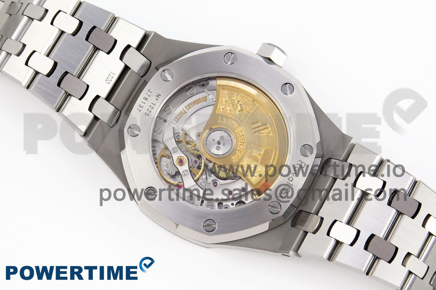 Royal Oak 37mm 15450 SS APSF 1:1 Best Edition Blue Textured Dial on SS Bracelet SA3120 Super Clone - Image 8